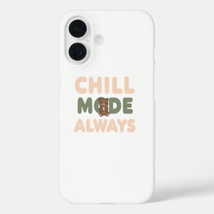Funda iPhone 16 Dicho Divertido para un Día Perezoso Retro