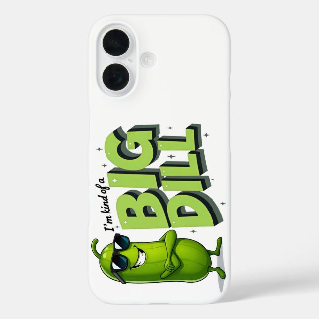 Funda iPhone 16 Dill Pickles Lovers Gift - Divertidos diseños de P (Reverso )
