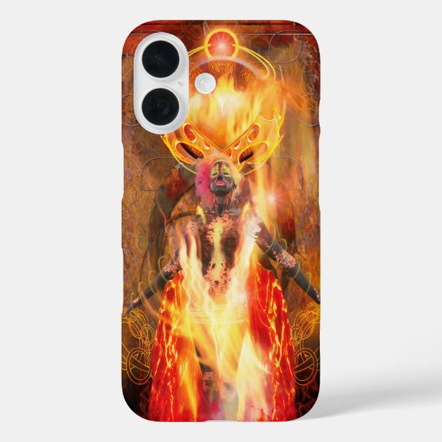 Funda iPhone 16 Diosa de Fire PELE (Reverso )