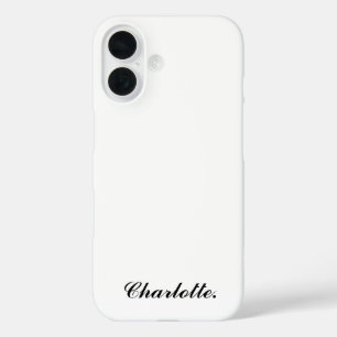 Funda iPhone 16 Diseñar su propio nombre en esto