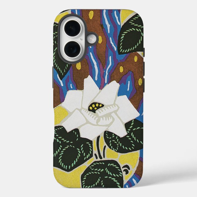 Funda iPhone 16 Diseño art decó #12 en Sunshinedazzle (Reverso )
