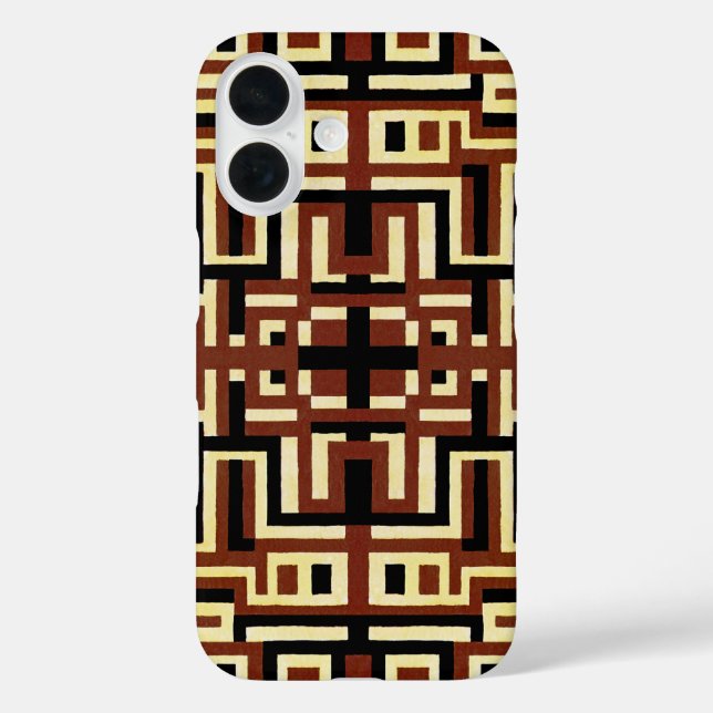 Funda iPhone 16 Diseño art decó #2 en Sunshinedazzle (Reverso )