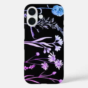 Funda iPhone 16 Diseño botánico para iPhone Floral Wildflower 16 F