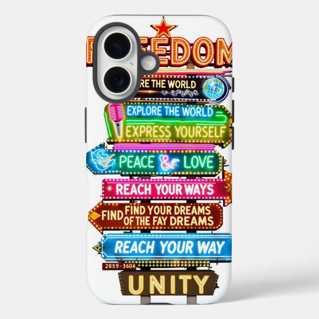 Funda iPhone 16 "Diseño creativo de placa para iPhone con otros no (Reverso )