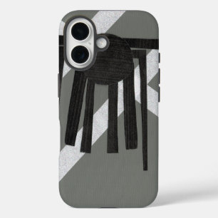 Funda iPhone 16 Diseño de araña geométrica