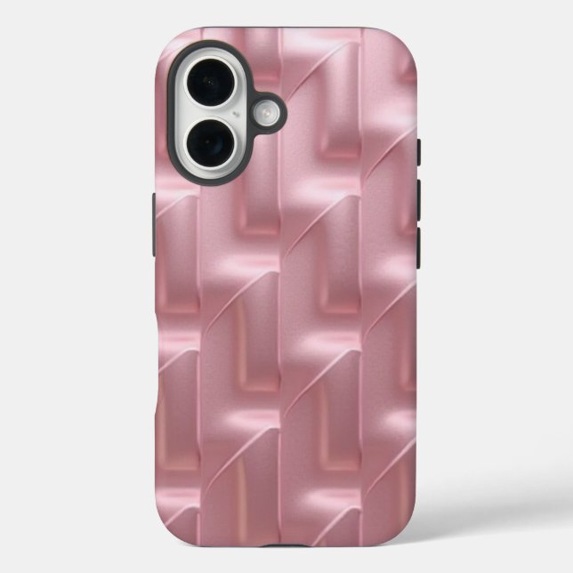Funda iPhone 16 Diseño de diseño y protección de patrones geométri (Reverso )
