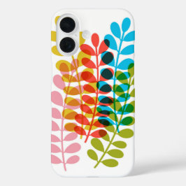 Funda iPhone 16 Diseño de hoja retro