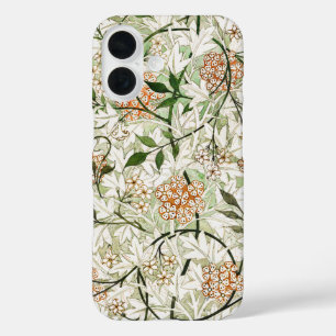 Funda iPhone 16 Diseño de jardín de flores de jazmín de William Mo