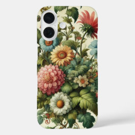 Funda iPhone 16 Diseño de jardines sin inconvenientes