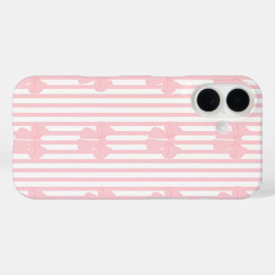 Funda iPhone 16 Diseño de lazo rosa para iPhone 16