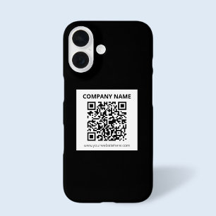 Funda iPhone 16 Diseño de Personalizable sencillo y código QR edit