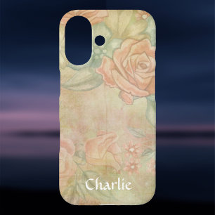 Funda iPhone 16 Diseño de rosas