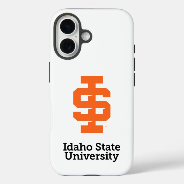 Funda iPhone 16 Diseño del Logo Oficial de la Universidad Estatal  (Reverso )