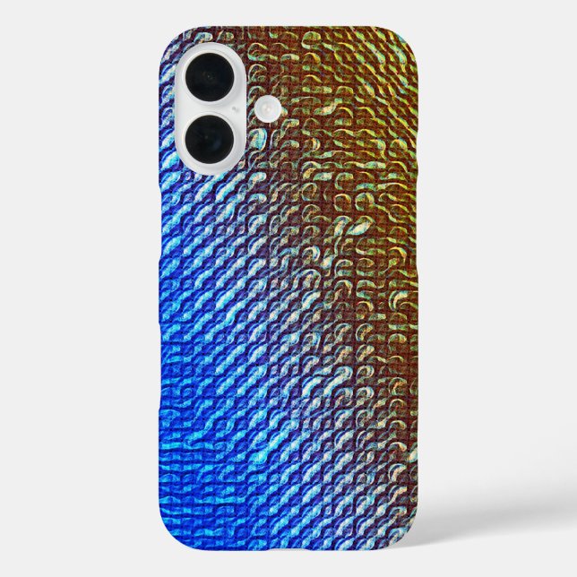 Funda iPhone 16 Diseño del patrón de degradado moderno (Reverso )