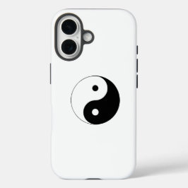 Funda iPhone 16 Diseño elegante en blanco y negro para todo el mod