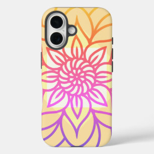 Funda iPhone 16 Diseño Mandala Color claro