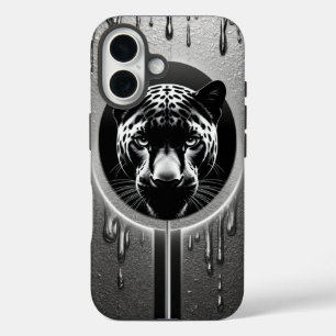 Funda iPhone 16 Diseño poderoso de Pantera Negra 🐆
