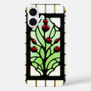 Funda iPhone 16 Diseños florales y geométricos vibrantes