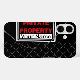 Funda iPhone 16 Diversión personalizada Guay Monograma único regal