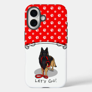 Funda iPhone 16 Divertido ¡Vamos! Paseo Belgian Tervuren (original