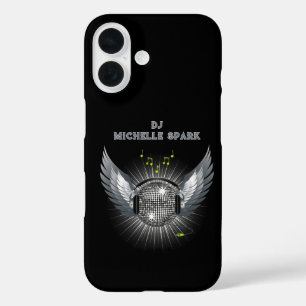 Funda iPhone 16 DJ Disco Ball Wings