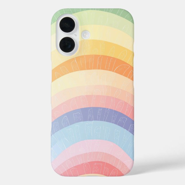 Funda iPhone 16 Doble órbita - Estuche para teléfono (Reverso )