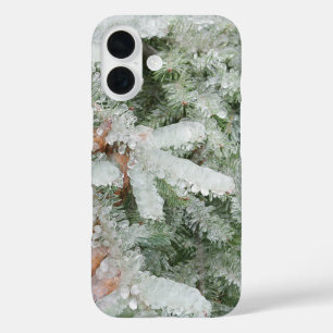 Funda iPhone 16 Douglas Fir cubierta de hielo