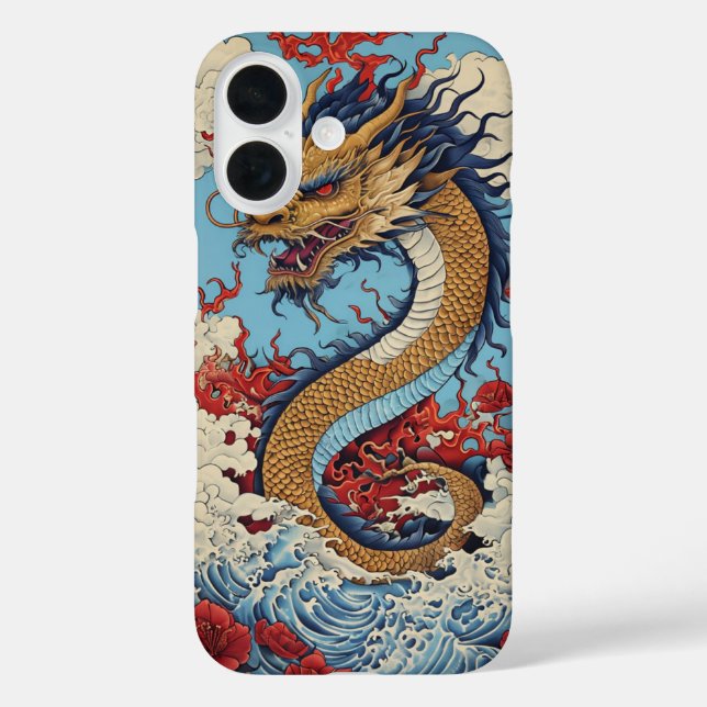 Funda iPhone 16 Dragón (Reverso )