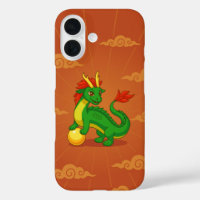 Dragón Chino Rojo sobre Rojo