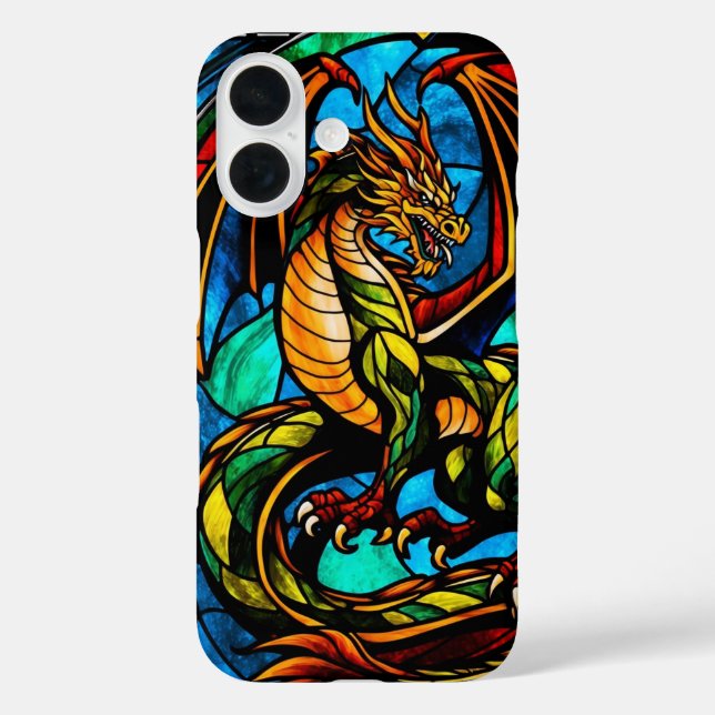 Funda iPhone 16 Dragón de vidrio mallorquín (Reverso )