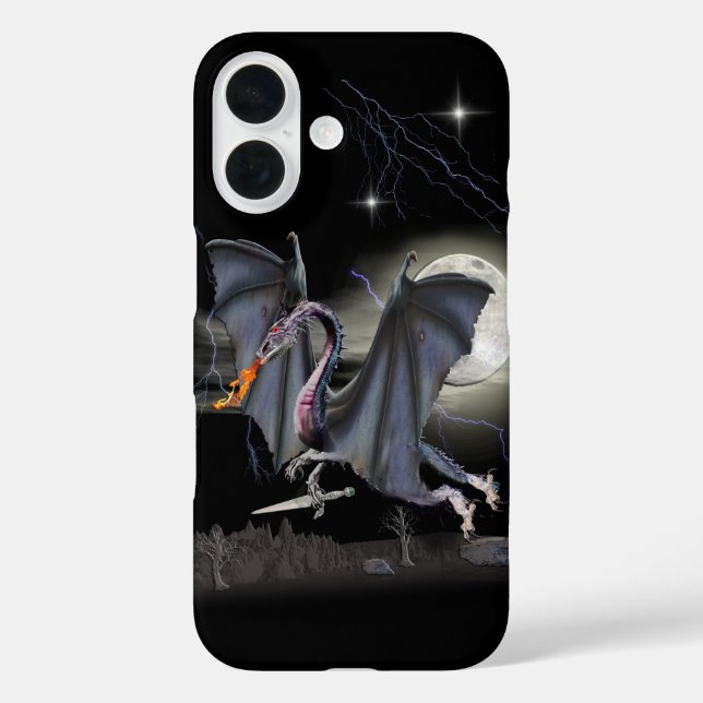 Funda iPhone 16 Dragones (Reverso )