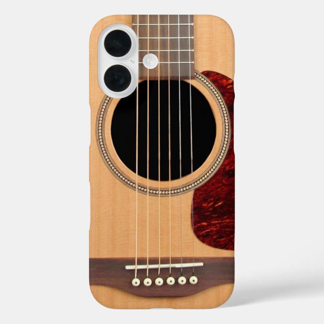 Funda iPhone 16 Dreadnought Acoustic 6 String Guitar (Reverso )