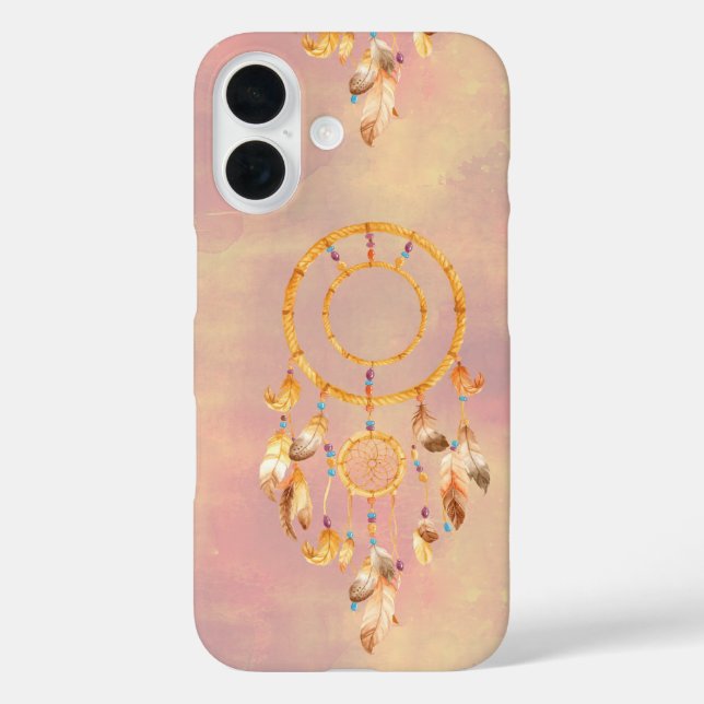 Funda iPhone 16 Dreamcatcher nativo americano (Reverso )