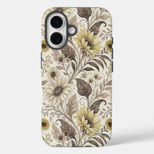Funda iPhone 16 Dreamed Sunflowers Art Nouveau