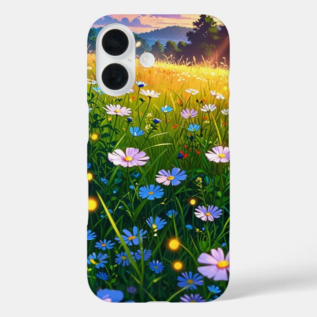 Funda iPhone 16 Dreamy Anime Summer Meadow (Reverso )