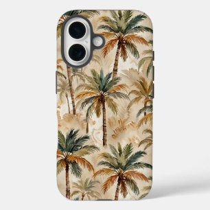 Funda iPhone 16 Dreamy Coconut Palm Grove