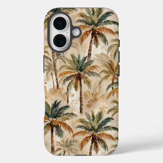 Funda iPhone 16 Dreamy Coconut Palm Grove