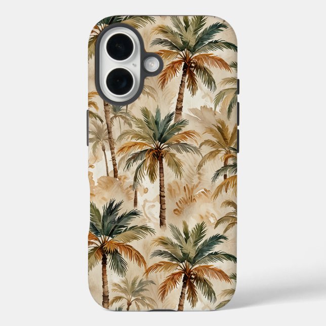Funda iPhone 16 Dreamy Coconut Palm Grove (Reverso )
