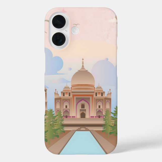 Funda iPhone 16 Dreamy taj mahal (Reverso )