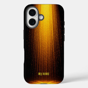 Funda iPhone 16 Ducha Golden Sparkling Light