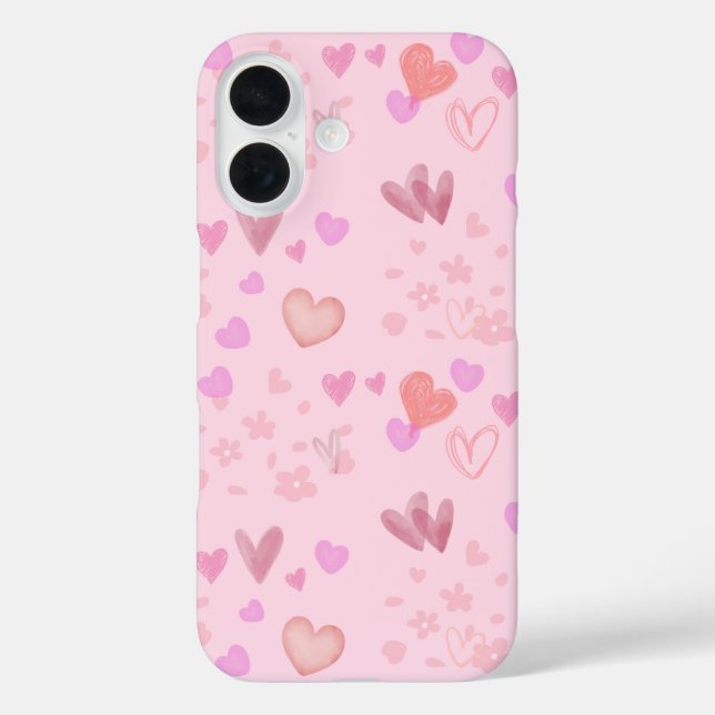 Funda iPhone 16 Dulces Parejas (Reverso )
