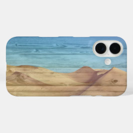 Funda iPhone 16 Dunas de arena del desierto Hermoso cielo azul sob