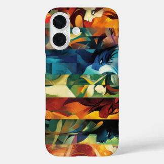 Funda iPhone 16 Dynamic Essence: Guardians of the Spectrum