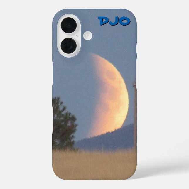 Funda iPhone 16 Eclipes Super Moon (Reverso )
