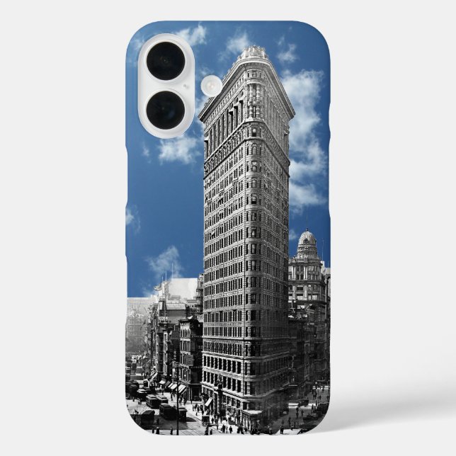 Funda iPhone 16 Edificio Flatiron Manhattan 1910 (Reverso )