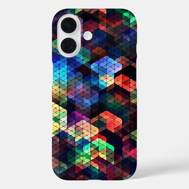 Funda iPhone 16 Efecto de vidrio contenido (Reverso )