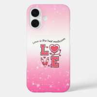 El amor es la mejor medicina - Estuche para teléfo