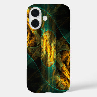 Funda iPhone 16 El arte abstracto del ojo de la jungla