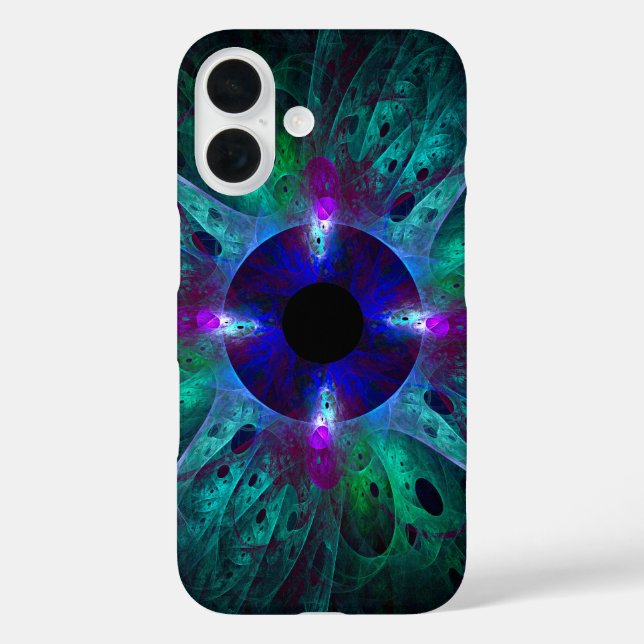 Funda iPhone 16 El arte abstracto visual (Reverso )