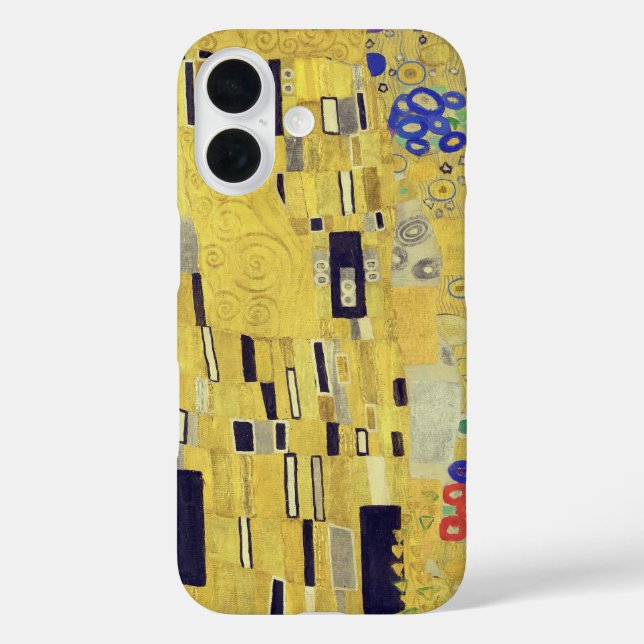 Funda iPhone 16 El beso de Gustav Klimt, detalle 1 (Reverso )